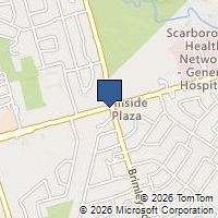 Map Toronto, ON M1P2S8, Canada