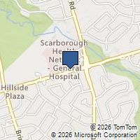 Map Toronto, ON M1P2T7, Canada