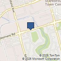 Map Toronto, ON M1P2X8, Canada