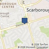 Map Toronto, ON M1P2Y3, Canada