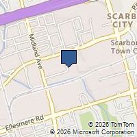 Map Toronto, ON M1P3A3, Canada