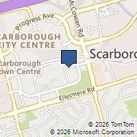 Map Toronto, ON M1P4X4, Canada