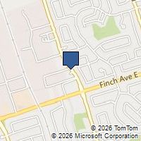 Map Toronto, ON M1V0C8, Canada