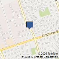 Map Toronto, ON M1V0C9, Canada