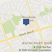 Map Toronto, ON M1V1V2, Canada