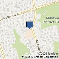 Map Toronto, ON M1V3Z3, Canada