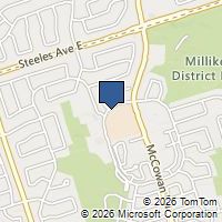 Map Toronto, ON M1V3Z4, Canada