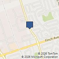 Map Toronto, ON M1V4A1, Canada