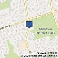 Map Toronto, ON M1V4P1, Canada