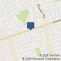 Map Toronto, ON M1V4Z3, Canada