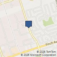 Map Toronto, ON M1V5E7, Canada