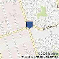 Map Toronto, ON M1V5L6, Canada