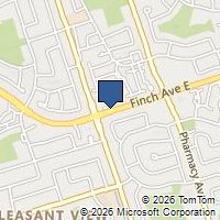 Map Toronto, ON M1W2T4, Canada