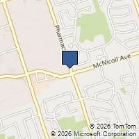 Map Toronto, ON M1W3V8, Canada