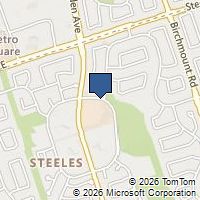 Map Toronto, ON M1W3Y1, Canada