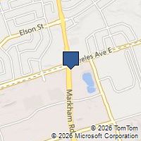 Map Toronto, ON M1X0A6, Canada