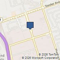 Map Toronto, ON M2H3H7, Canada