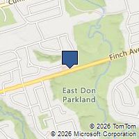 Map Toronto, ON M2K2E6, Canada