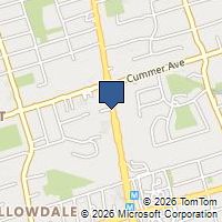 Map Toronto, ON M2M3T3, Canada