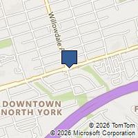 Map Toronto, ON M2N3A8, Canada