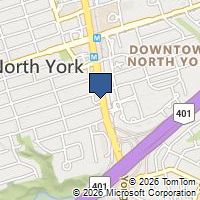 Map Toronto, ON M2N5M1, Canada