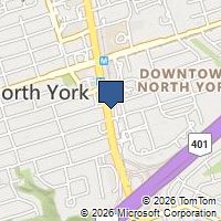 Map Toronto, ON M2N5M3, Canada