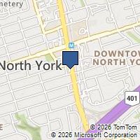 Map Toronto, ON M2N5M4, Canada