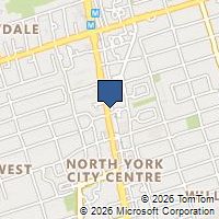 Map Toronto, ON M2N5R6, Canada