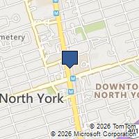 Map Toronto, ON M2N5X2, Canada