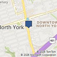 Map Toronto, ON M2N6K8, Canada