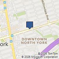 Map Toronto, ON M2N6N5, Canada