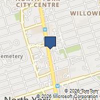 Map Toronto, ON M2N6P6, Canada