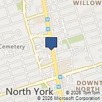 Map Toronto, ON M2N6S3, Canada