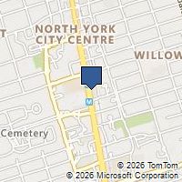 Map Toronto, ON M2N6Z4, Canada