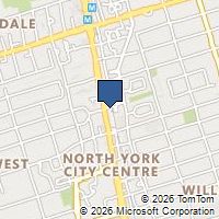 Map Toronto, ON M2N7A1, Canada