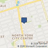 Map Toronto, ON M2N7A2, Canada