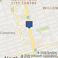 Map Toronto, ON M2N7E9, Canada