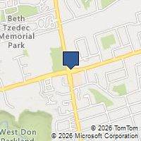 Map Toronto, ON M2R1Y1, Canada