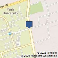 Map Toronto, ON M3J1P3, Canada