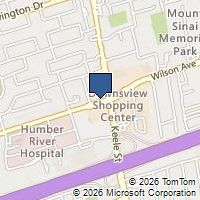 Map Toronto, ON M3M1G7, Canada