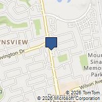 Map Toronto, ON M3M2G7, Canada