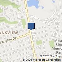 Map Toronto, ON M3M2G9, Canada