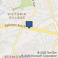 Map Toronto, ON M4A1J8, Canada