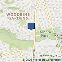 Map Toronto, ON M4B1A9, Canada