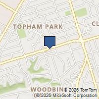 Map Toronto, ON M4B1N5, Canada