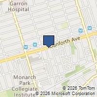 Map Toronto, ON M4C1J1, Canada