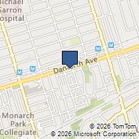 Map Toronto, ON M4C1J3, Canada