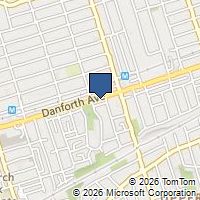 Map Toronto, ON M4C1J7, Canada