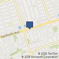 Map Toronto, ON M4C1K2, Canada