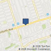 Map Toronto, ON M4C1K4, Canada